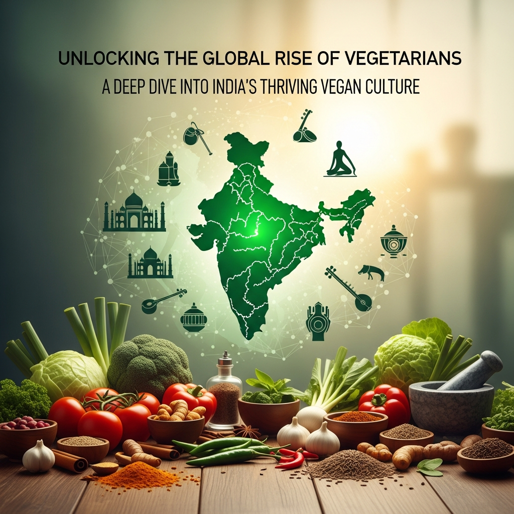 Unlocking the Global Rise of Vegetarians: A Deep Dive into India's Thriving Vegan Culture
