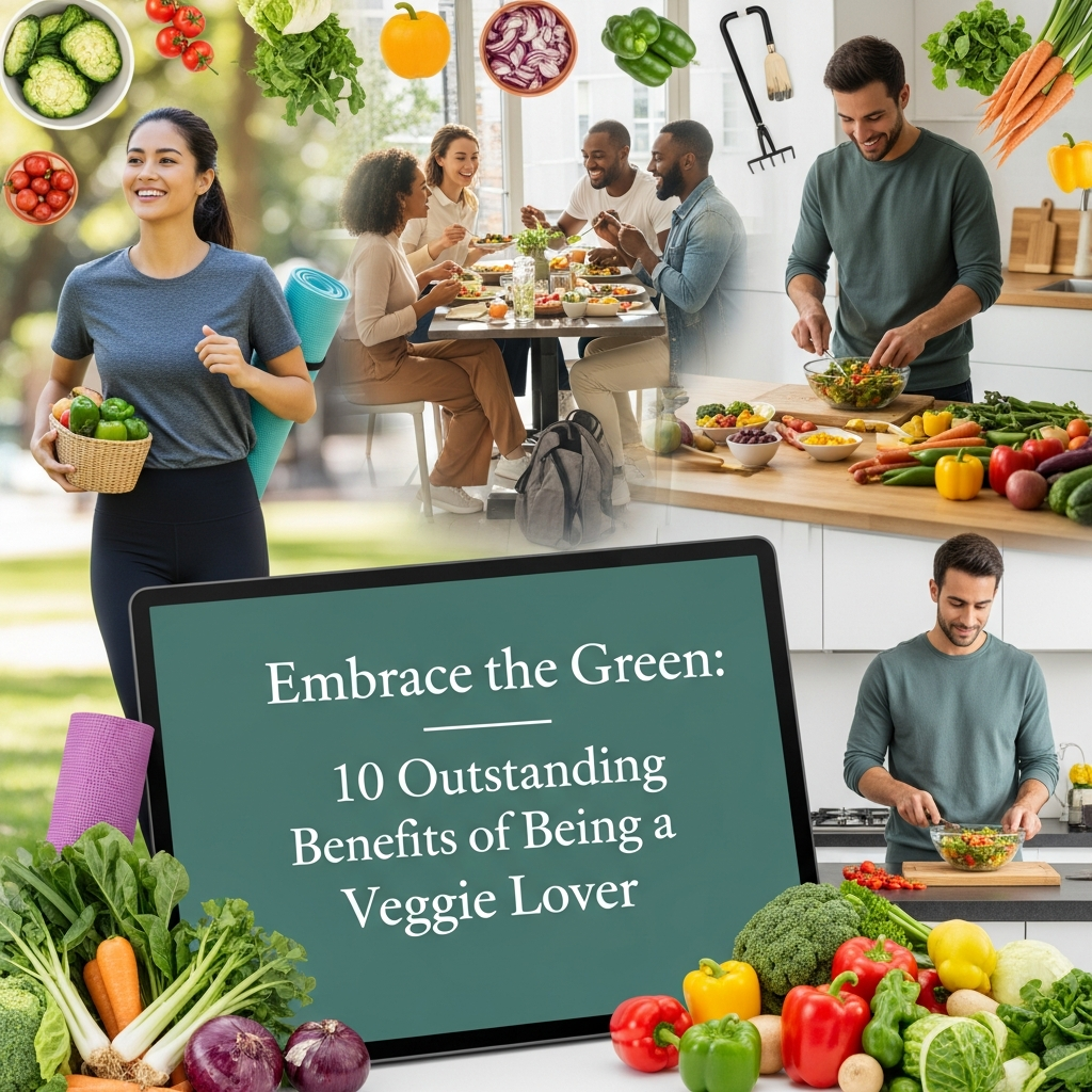 Embrace the Green: 10 Outstanding Benefits of Being a Veggie Lover